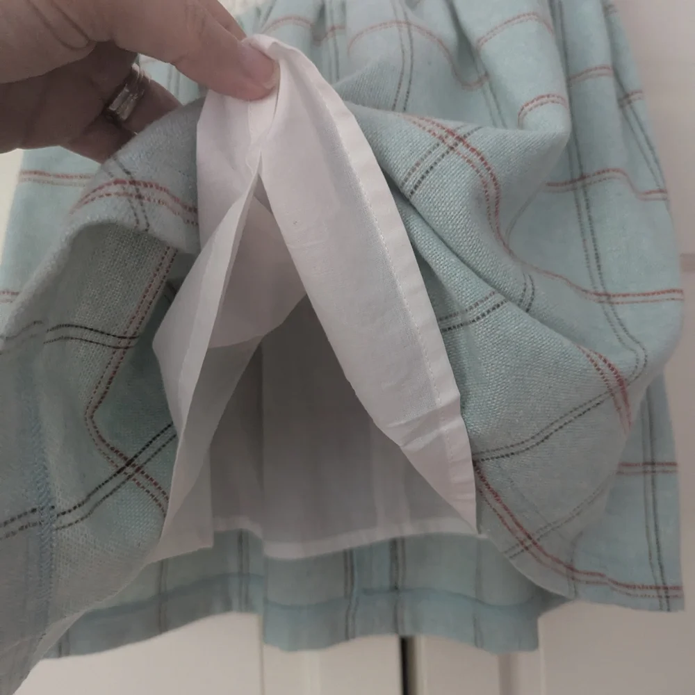 Vignette Mint Plaid Toddler Girls Dress NWOT